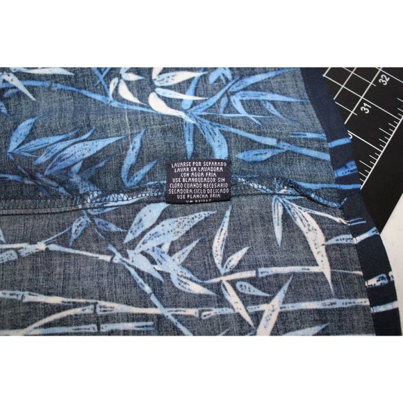 Puritan /Polo short sleeved / (Size M)/Navy - Hawaiian shirt /(100% Rayon) - Picture 6 of 11